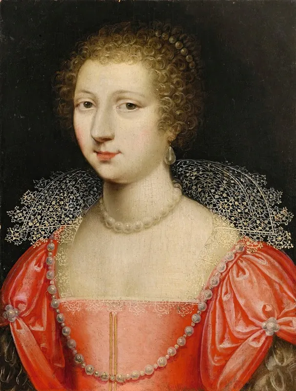 Portrait Of A Lady 95 Wall Art by Circle of Claude Déruet - High-Resolution Digital Print
