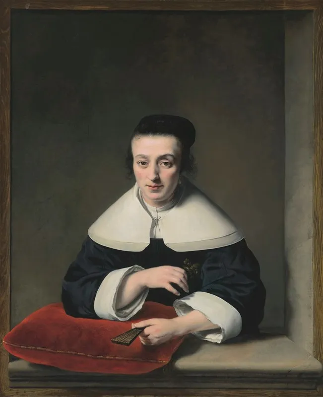 Portrait Of A Lady At A Casement