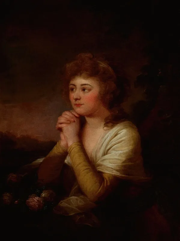 Portrait Of A Lady From The Skrzynski Family Wall Art by Josef Grassi - High-Resolution Digital Print