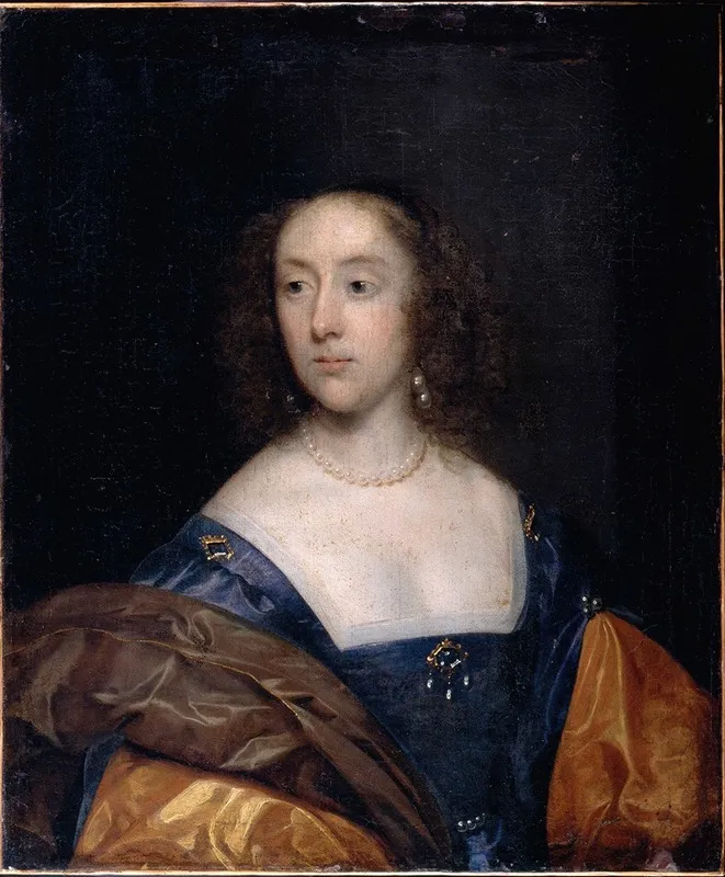 Portrait Of A Lady In Blue