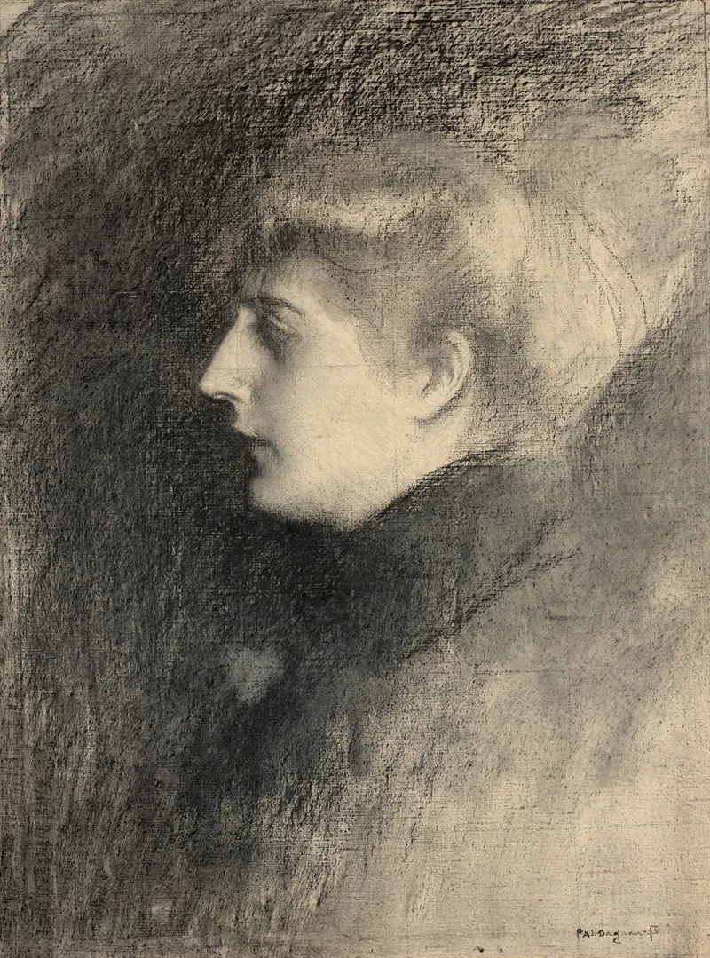 Portrait Of A Lady In Profile 4
