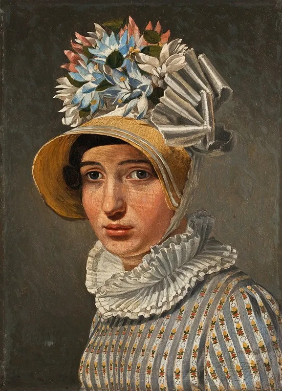 Portrait Of A Lady Probably The Roman Model Maddalena