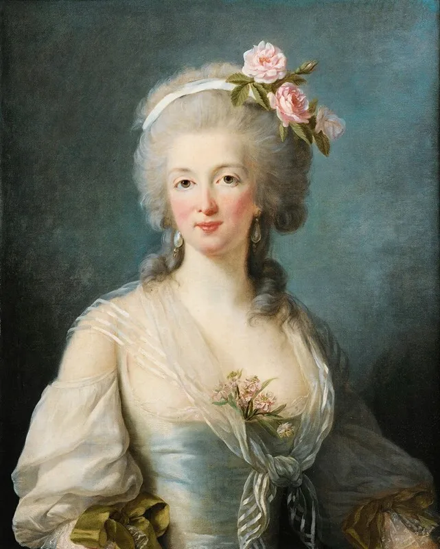 Portrait Of A Lady Said Portrait Of Jeanne De Valois Comtesse De La Motte Wall Art by Elisabeth Louise Vigée Le Brun - High-Resolution Digital Print