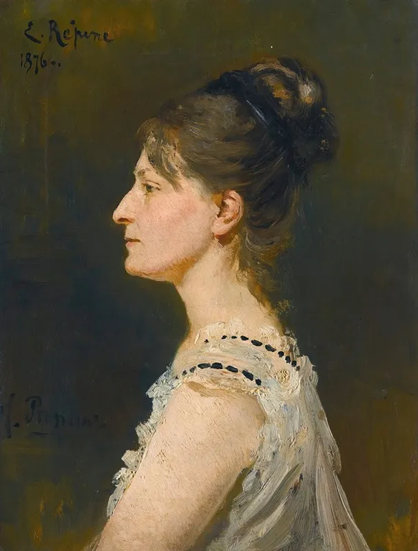 Portrait Of A Lady Said To Be Maria Grigorievna Ge 1854 1932