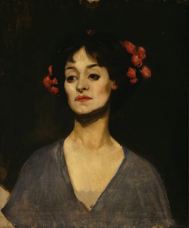 Portrait Of A Lady The Dancer Wall Art by George Washington Lambert - High-Resolution Digital Print