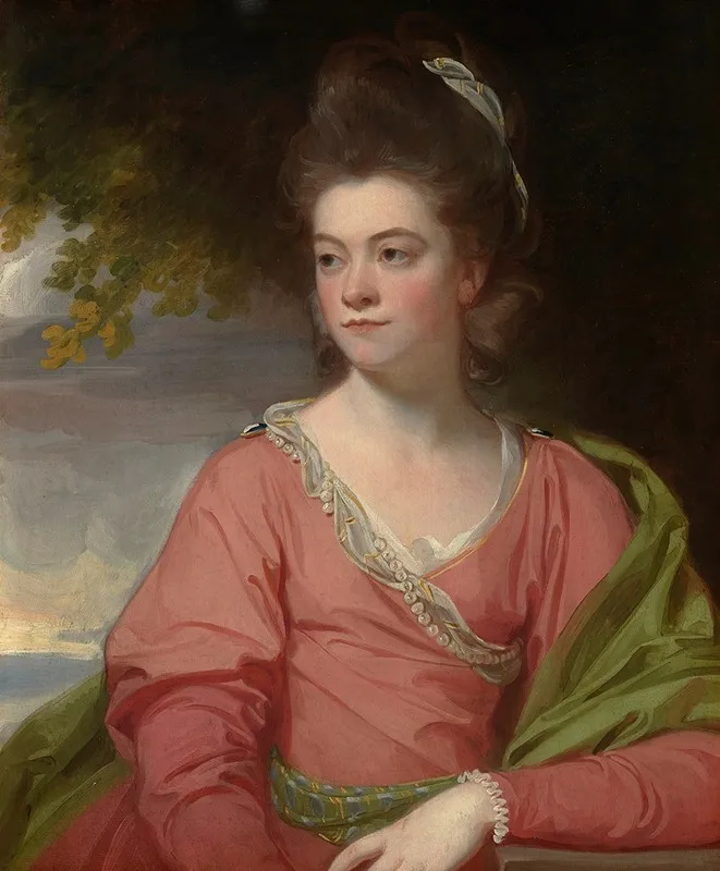 Portrait Of A Lady Traditionally Identified As Miss Inchbold Wall Art by George Romney - High-Resolution Digital Print