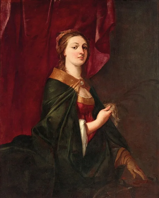 Portrait Of A Lady With A Glove