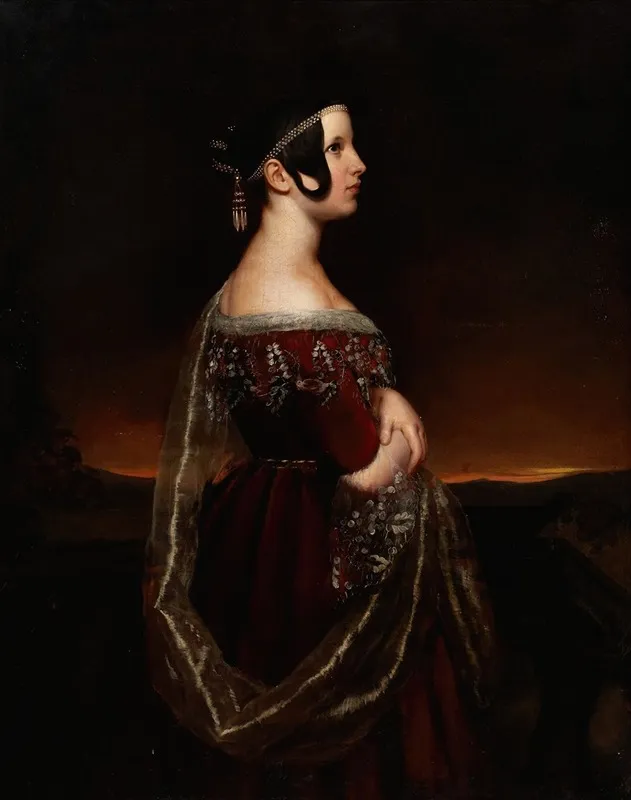 Portrait Of A Lady With Pearls