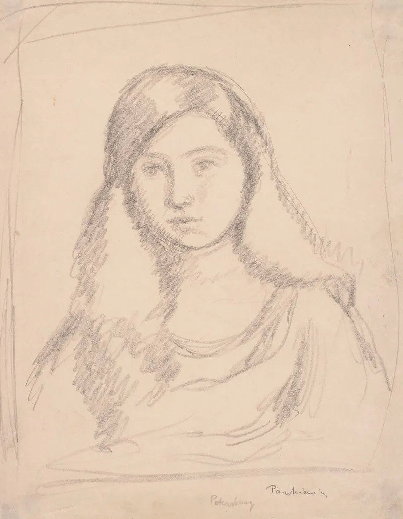Portrait Of A Little Girl Sketch