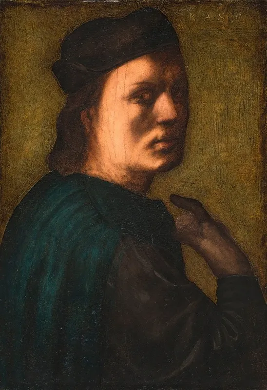 Portrait Of A Man 107 Wall Art by Franciabigio - High-Resolution Digital Print