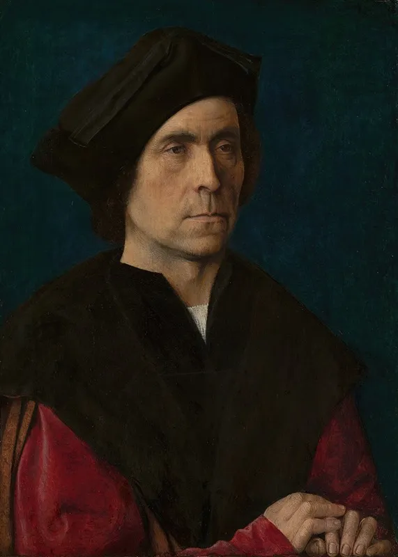 Portrait Of A Man 10 Wall Art by Michel Sittow - High-Resolution Digital Print