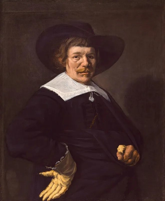 Portrait Of A Man 113 Wall Art by Jan Hals - High-Resolution Digital Print