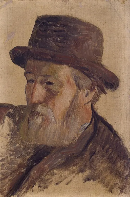 Portrait Of A Man 11 Wall Art by Paul Gauguin - High-Resolution Digital Print