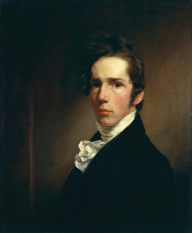 Portrait Of A Man 123 Wall Art by Samuel Lovett Waldo - High-Resolution Digital Print