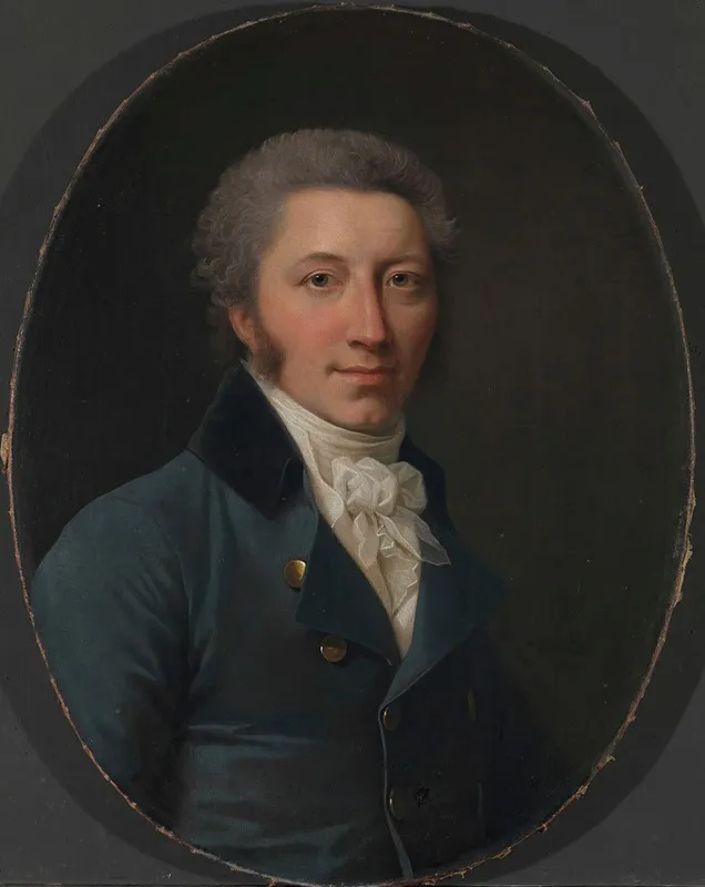 Portrait Of A Man 127 Wall Art by Jens Juel - High-Resolution Digital Print