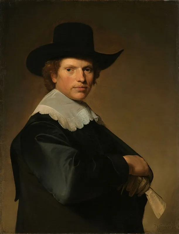 Portrait Of A Man 133 Wall Art by Johannes Cornelisz Verspronck - High-Resolution Digital Print