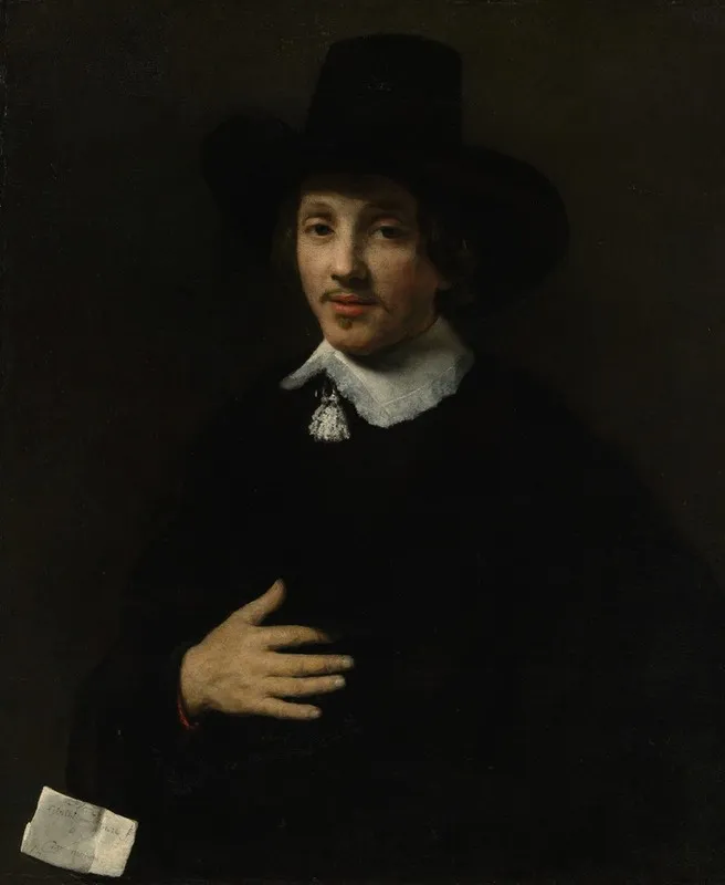 Portrait Of A Man 146 Wall Art by Willem Drost - High-Resolution Digital Print