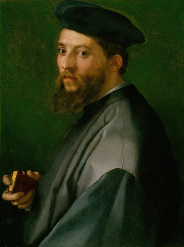 Portrait Of A Man 147 Wall Art by Andrea del Sarto - High-Resolution Digital Print