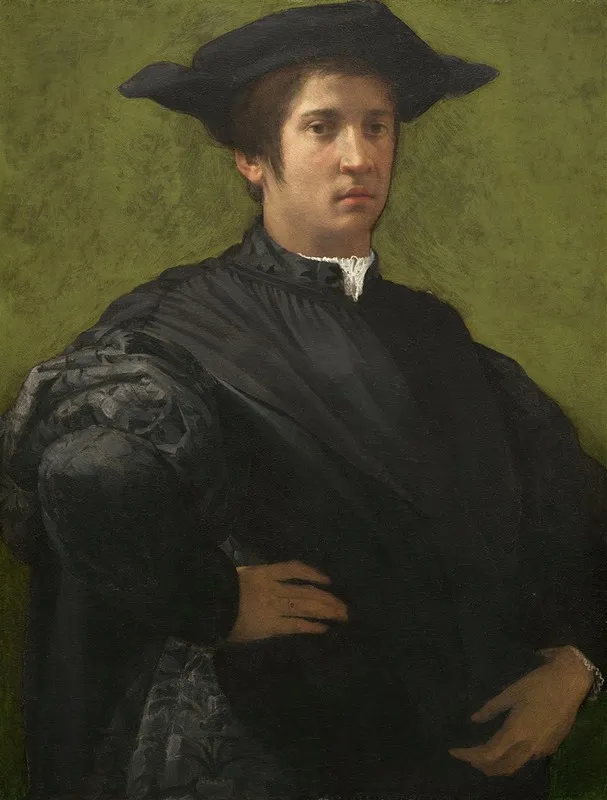 Portrait Of A Man 14 Wall Art by Rosso Fiorentino - High-Resolution Digital Print