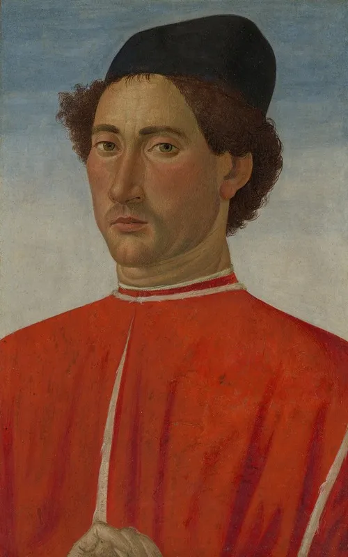 Portrait Of A Man 152 Wall Art by Cosimo Rosselli - High-Resolution Digital Print