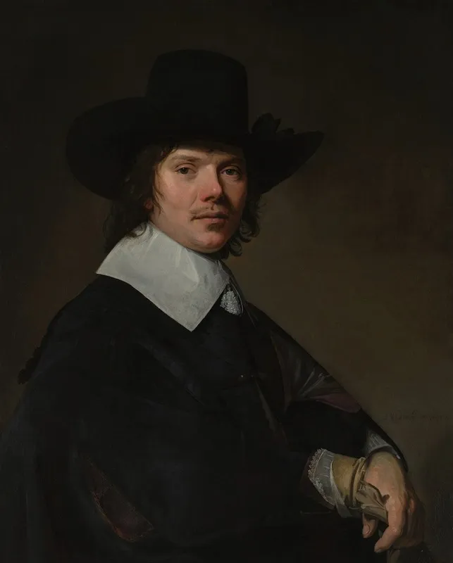 Portrait Of A Man 164 Wall Art by Johannes Cornelisz Verspronck - High-Resolution Digital Print