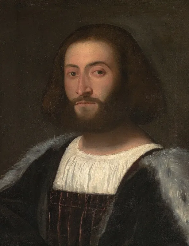 Portrait Of A Man 170 Wall Art by Titian - High-Resolution Digital Print