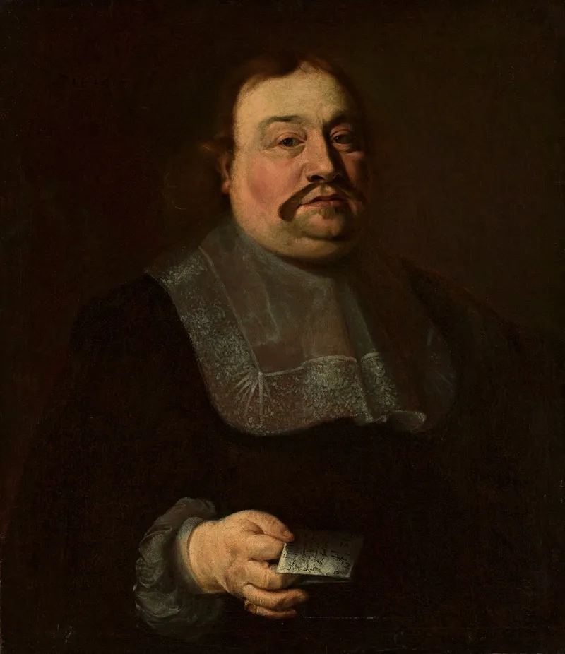 Portrait Of A Man 178 Wall Art by Johann Heinrich Am Ende - High-Resolution Digital Print