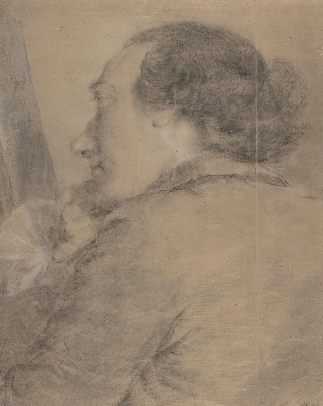 Portrait Of A Man 183 Wall Art by Thomas Frye - High-Resolution Digital Print