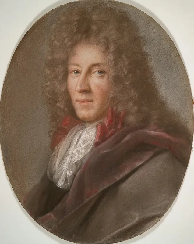 Portrait Of A Man 197 Wall Art by Joseph Vivien - High-Resolution Digital Print