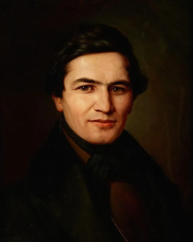 Portrait Of A Man 211 Wall Art by Wojciech Korneli Stattler - High-Resolution Digital Print