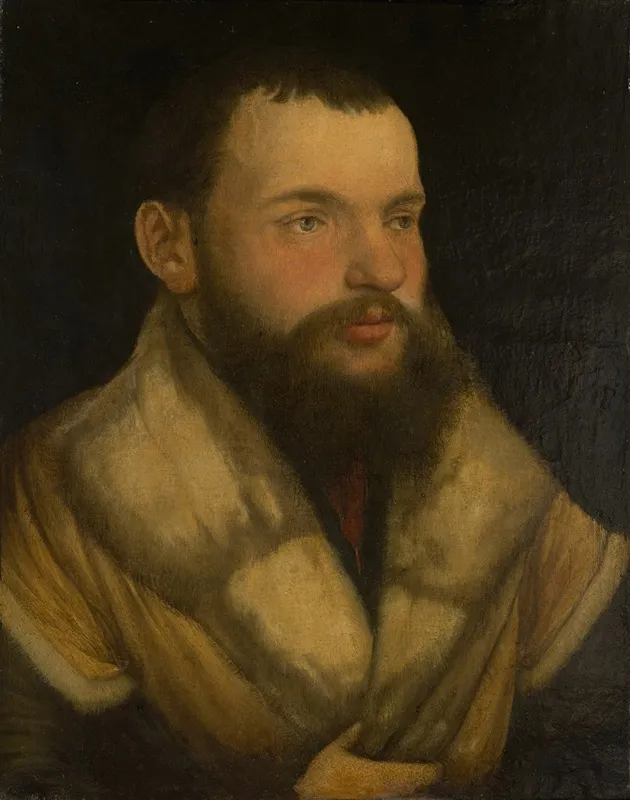 Portrait Of A Man 217 Wall Art by Martin Schaffner - High-Resolution Digital Print