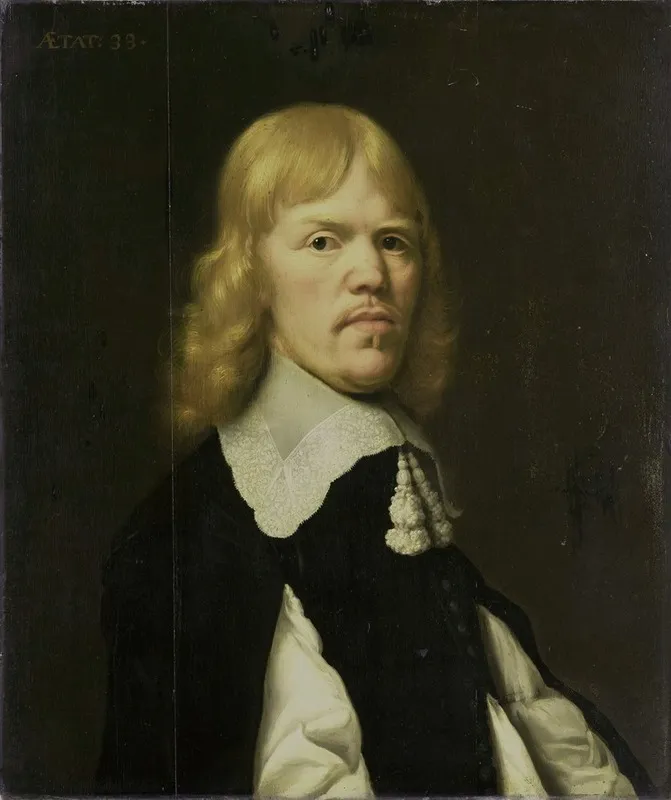 Portrait Of A Man 234 Wall Art by J. Attama - High-Resolution Digital Print