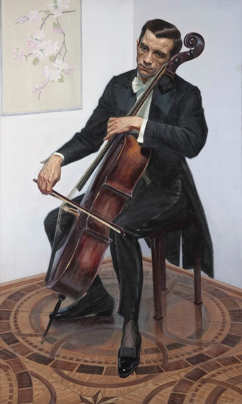 Portrait Of A Man 249 Wall Art by Michał Wiktor Czepita - High-Resolution Digital Print