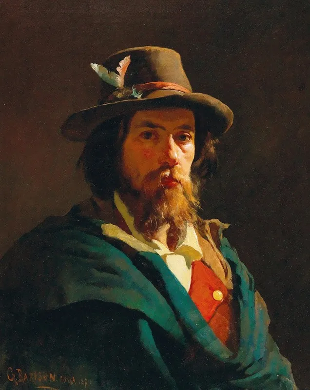 Portrait Of A Man 251 Wall Art by Giuseppe Barison - High-Resolution Digital Print