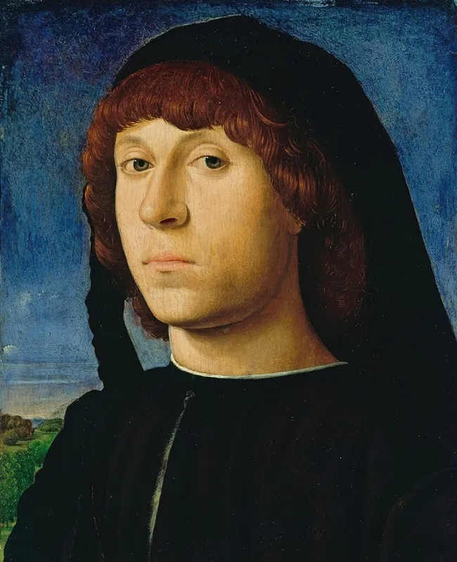 Portrait Of A Man 257 Wall Art by Antonello da Messina - High-Resolution Digital Print