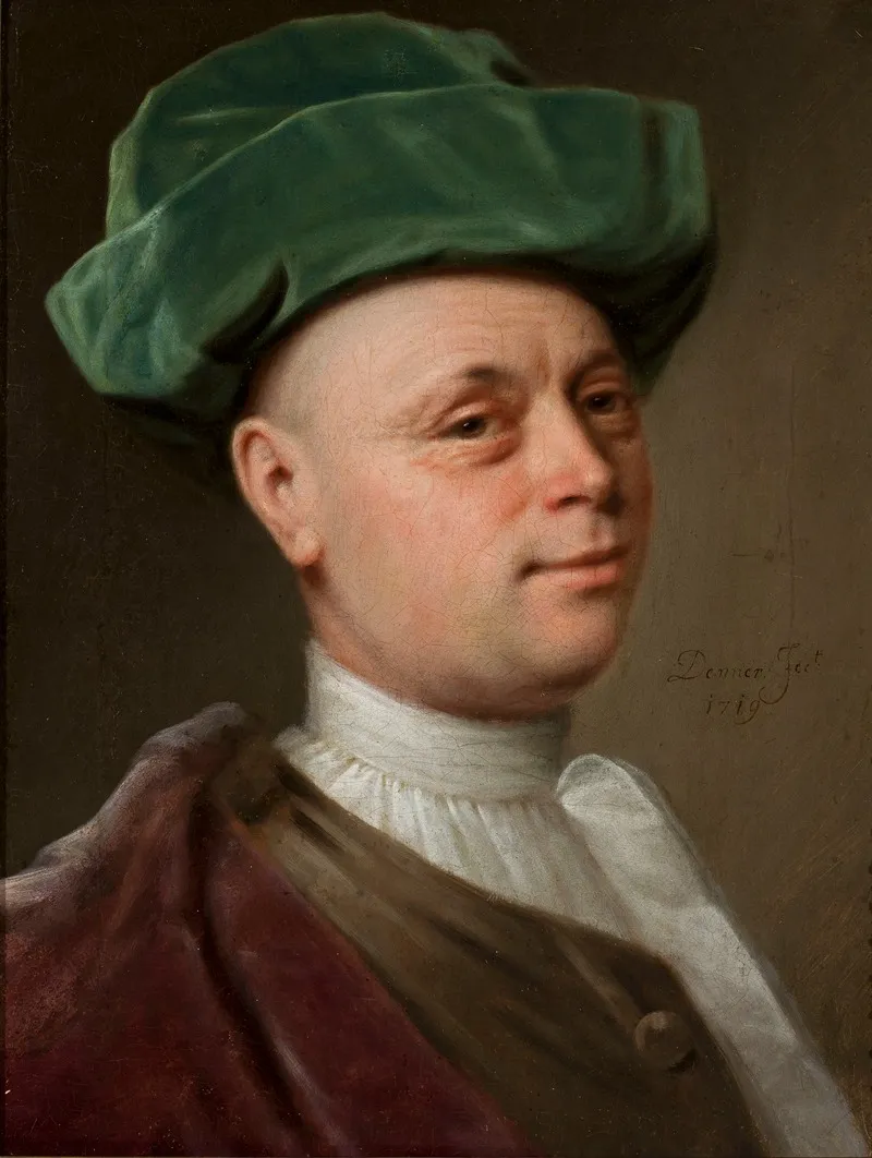Portrait Of A Man 291 Wall Art by Balthasar Denner - High-Resolution Digital Print