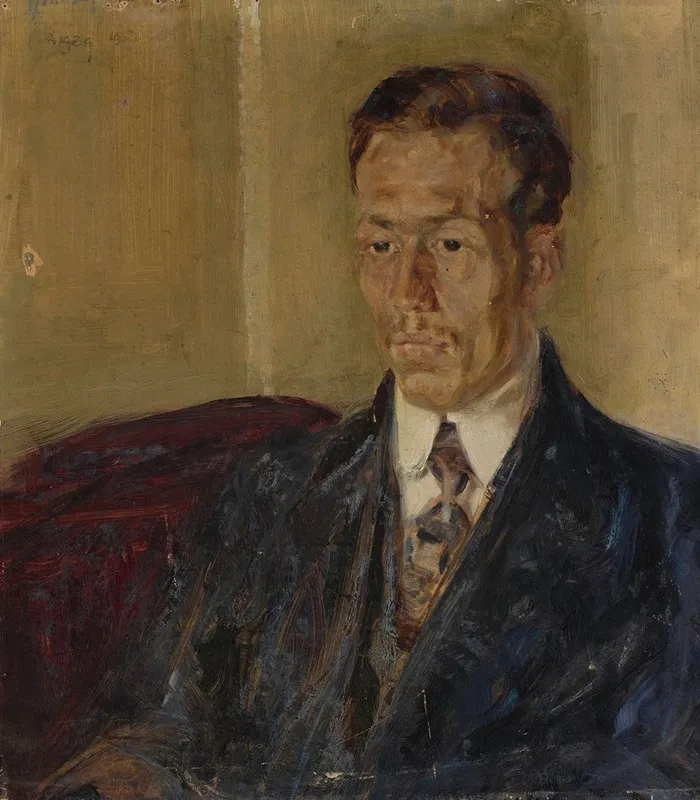 Portrait Of A Man 294 Wall Art by Ignacy Pinkas - High-Resolution Digital Print