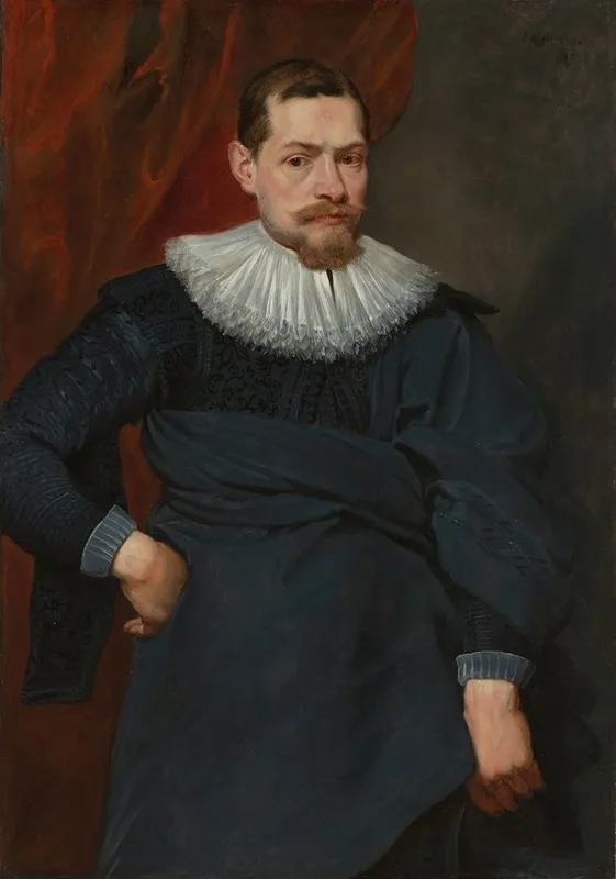 Portrait Of A Man 306 Wall Art by Anthony van Dyck - High-Resolution Digital Print