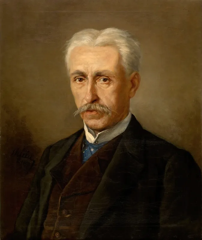Portrait Of A Man 310 Wall Art by Charles François Felu - High-Resolution Digital Print