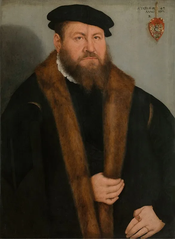 Portrait Of A Man 317 Wall Art by Lucas Cranach the Younger - High-Resolution Digital Print