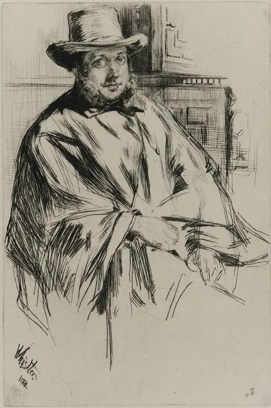 Portrait Of A Man 366 Wall Art by James Abbott McNeill Whistler - High-Resolution Digital Print
