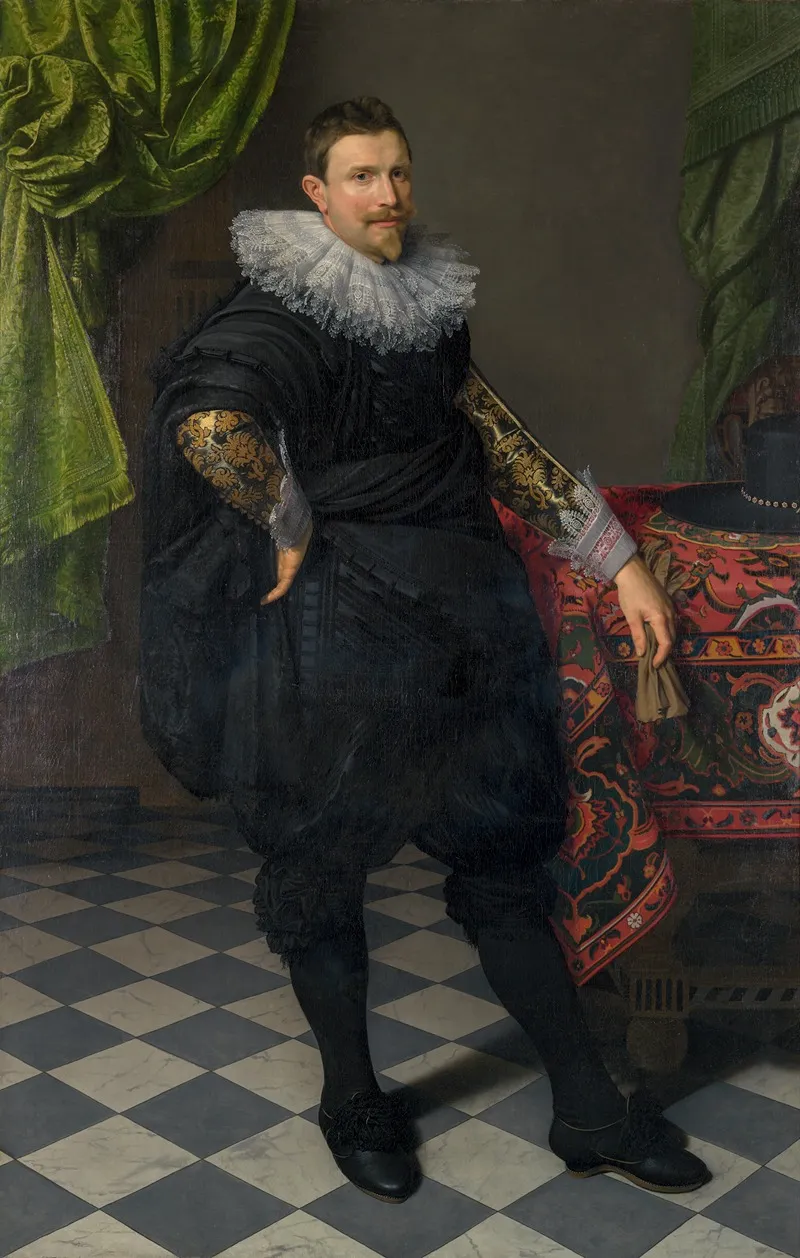 Portrait Of A Man 367 Wall Art by Nicolaes Eliasz. Pickenoy - High-Resolution Digital Print