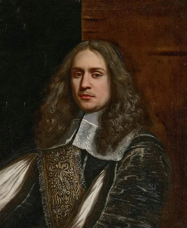 Portrait Of A Man 373 Wall Art by Wallerant Vaillant - High-Resolution Digital Print