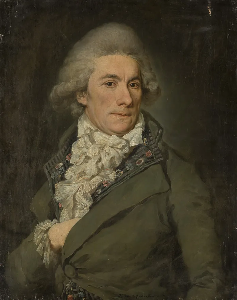Portrait Of A Man 392 Wall Art by Barbara Krafft - High-Resolution Digital Print