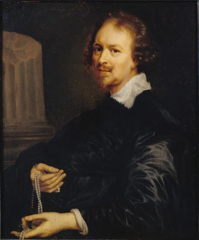 Portrait Of A Man 39 Wall Art by Adriaen Hanneman - High-Resolution Digital Print