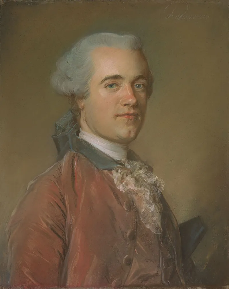 Portrait Of A Man 403 Wall Art by Jean-Baptiste Perronneau - High-Resolution Digital Print