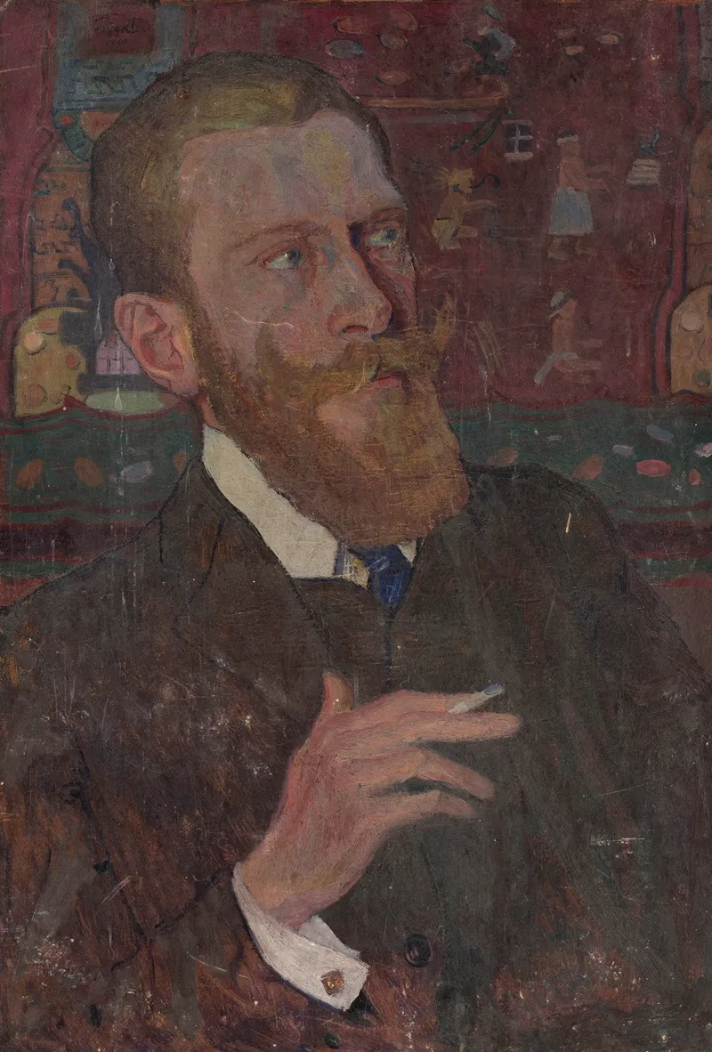 Portrait Of A Man 422 Wall Art by Stanisław Szygell - High-Resolution Digital Print