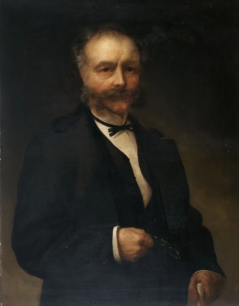 Portrait Of A Man 443 Wall Art by Henri Dillens - High-Resolution Digital Print