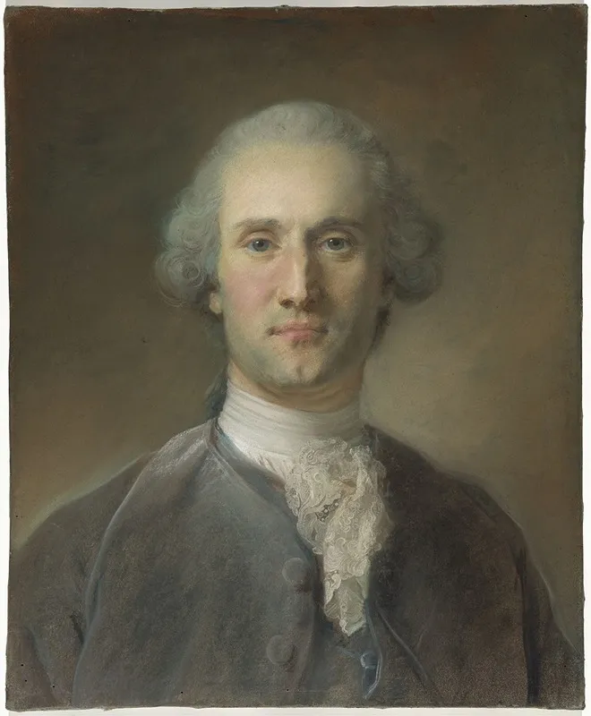 Portrait Of A Man 4 Wall Art by Jean-Baptiste Perronneau - High-Resolution Digital Print