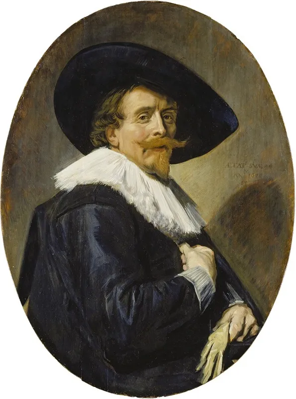 Portrait Of A Man 55 Wall Art by Frans Hals - High-Resolution Digital Print